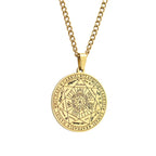 Steel Pendant Coin Solomon Religion