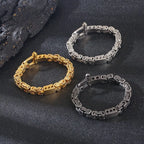 Byzantine Emperor Chain Bracelet — Stainless Steel 7mm