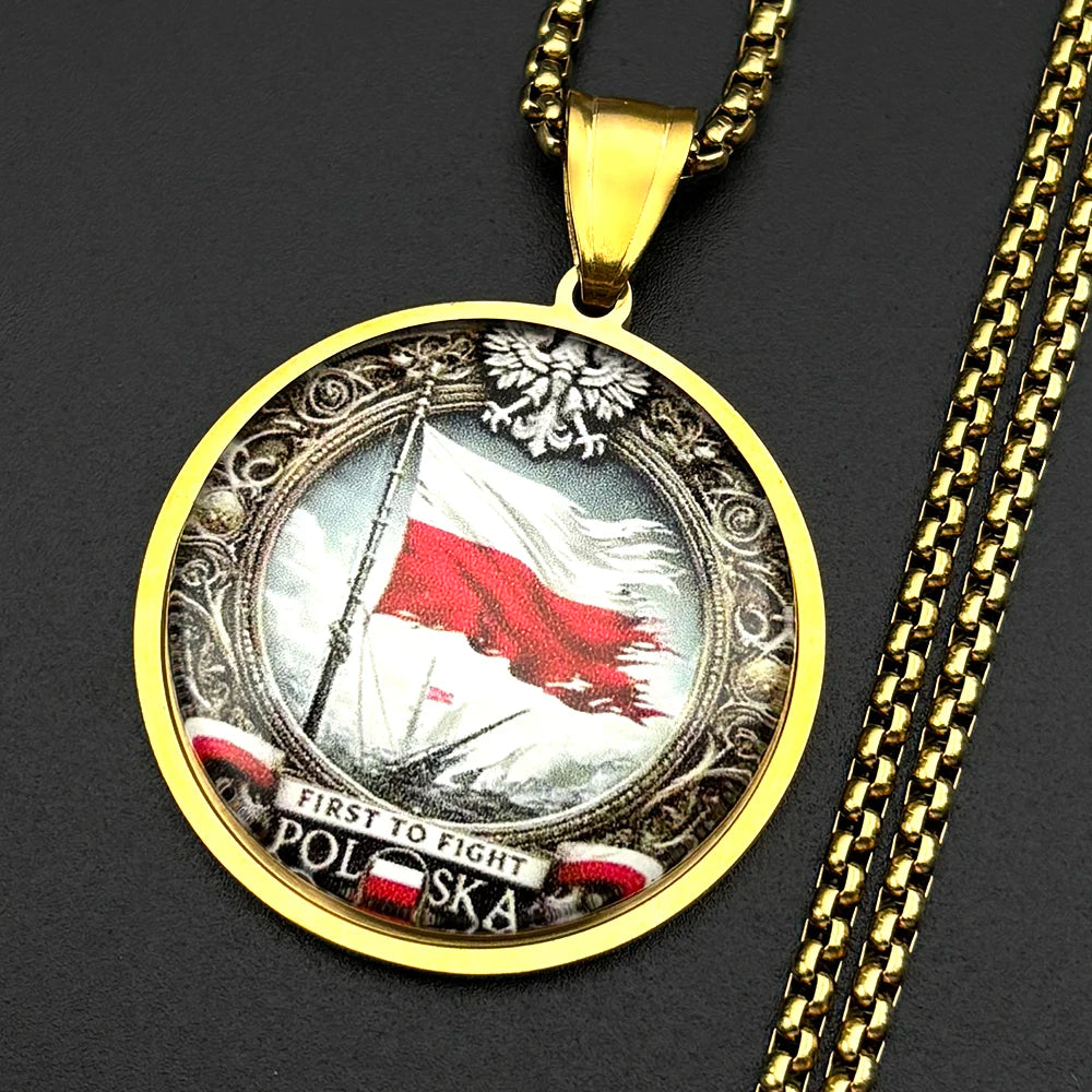 Eagle Gold Pendant Necklace