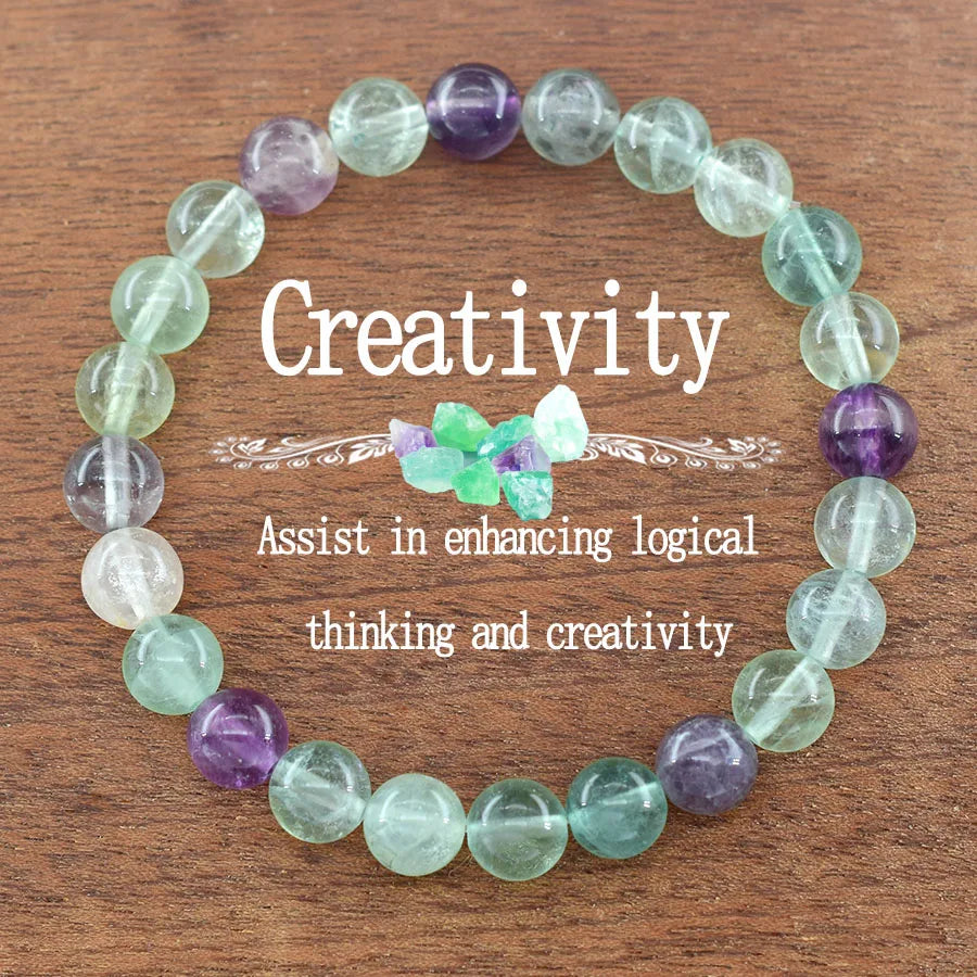 Multi-Color Bead Bracelet with Adjustable Length