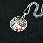 Knights Templar Cross Pendant — Stainless