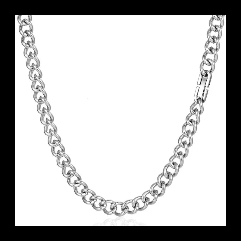 Plain Chain Necklace — Stainless Steel