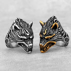 Ring Viking Wolf Stainless Steel