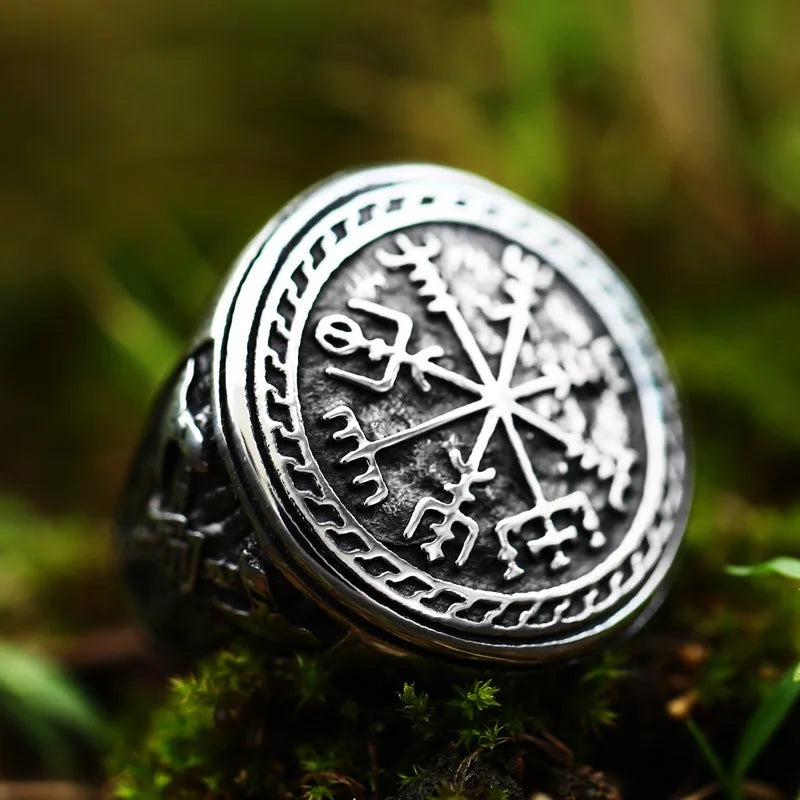 Fashion Viking Rune Pattern Bear claw Celtic knot Ring Stainless Steel Mens Punk Jewelry BR8-739