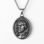 Jesus Avatar Pendant Necklace Stainless Steel