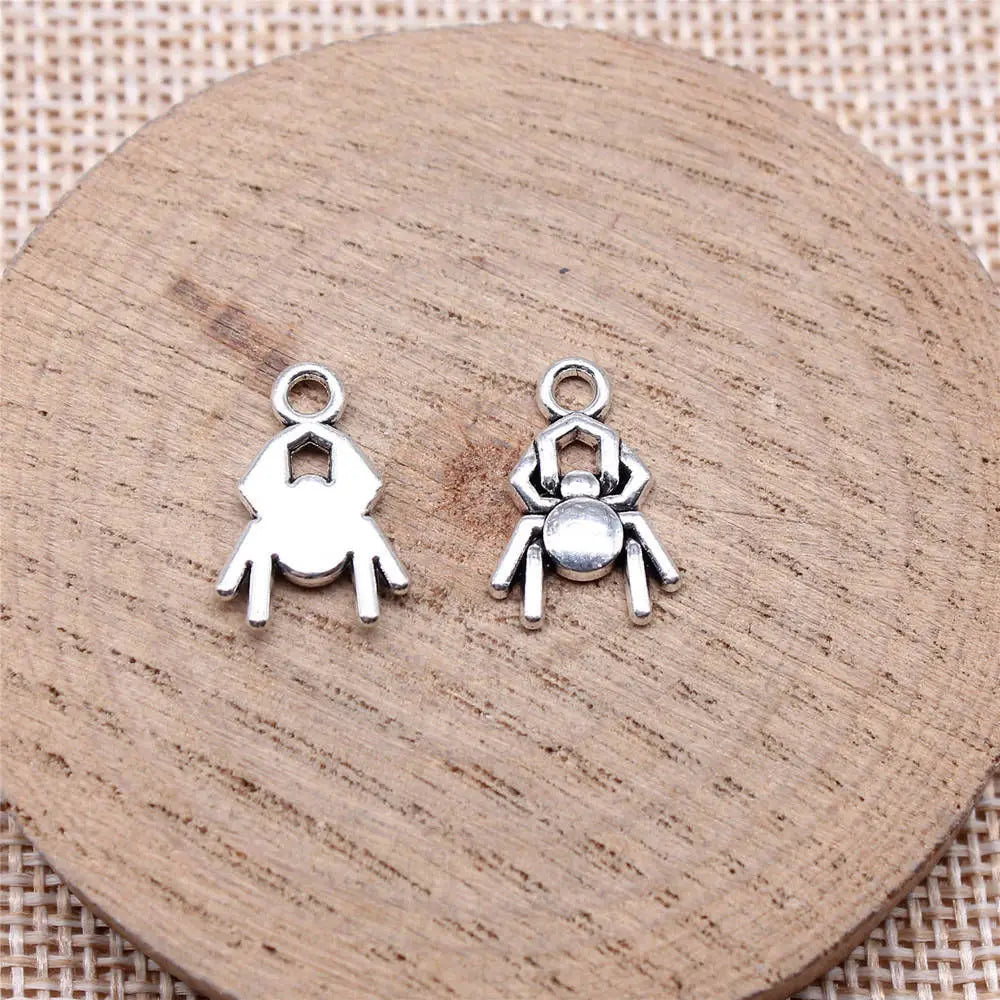 Boho Spider Web Charms Pendant Female Jewelry Bulk Cheapest Items