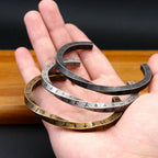 Viking Steel Bracelet 316L Mobius Runes Nordic