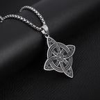 Celtic Trinity Knot Pendant Necklace — Zinc Alloy