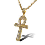 Cross Ankh Steel Pendant Egyptian Gothic