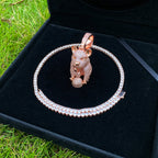 Aokaishen Iced Out Dog Necklace Pendant for Men Micro Pave Charms Cubic Zirconia Real Copper Hip Hop Jewelry