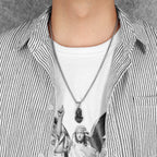 Virgin Mary Pendant Necklace — Stainless Steel