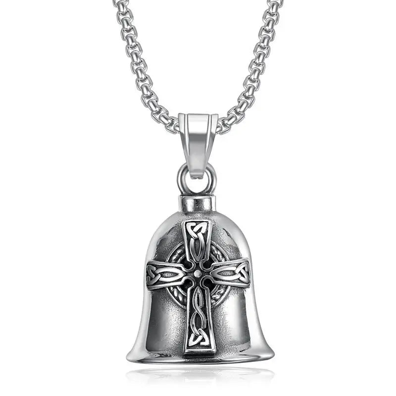 Cross Viking Steel Pendant Nordic Riding Exorcist