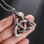 Snake Demon Skull Pendant Necklace — Gothic Vintage