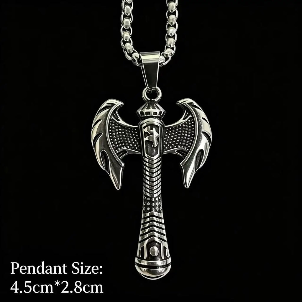 Viking Steel Pendant Hammer Axe Spear Sword