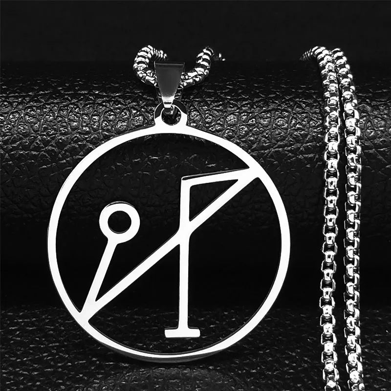 Archangel Michael Sigil Necklace — Silver
