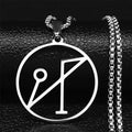 Archangel Michael Sigil Necklace — Silver