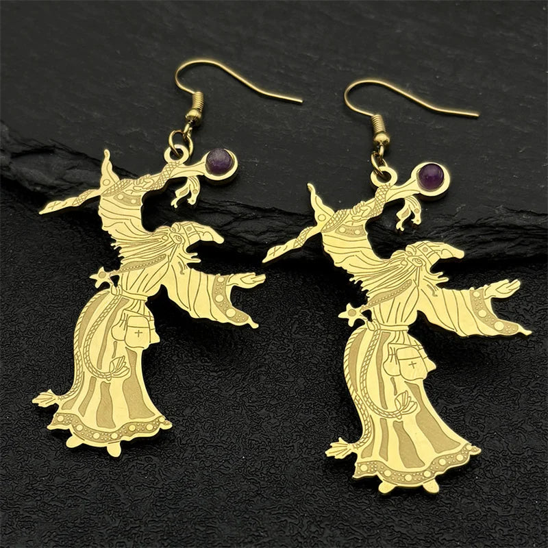 Dragon Viking Steel Pendant Gothic Witchcraft