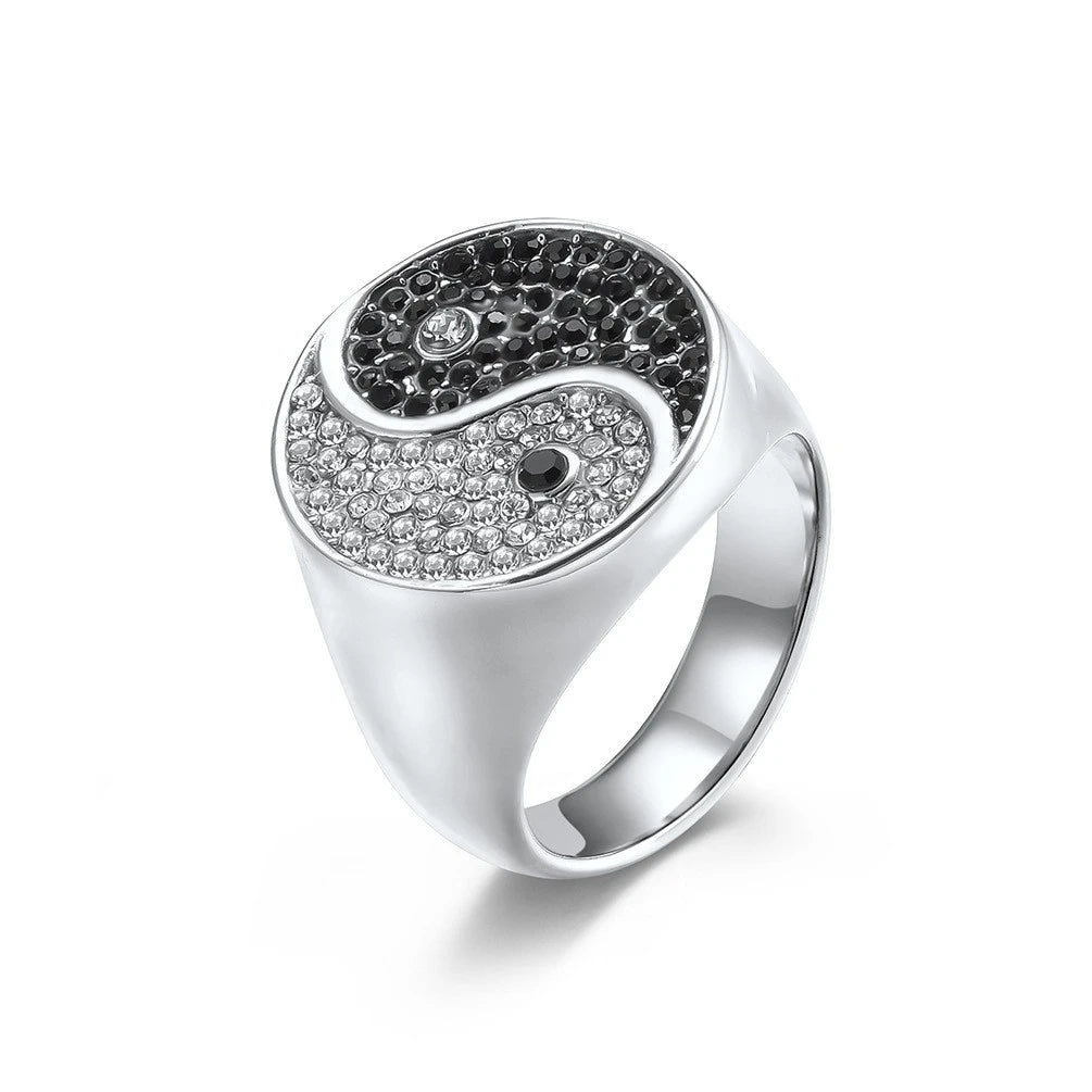 Simple Punk Link Chain Ring — Stainless Steel