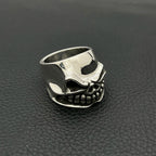 Goth Grunge Skull Ring for Men — Sizes 8 to 12