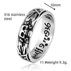 Gothic Skull Ring — Stainless Steel Punk