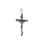 Cross Jesus Steel Pendant Vintage 316L Orthodox