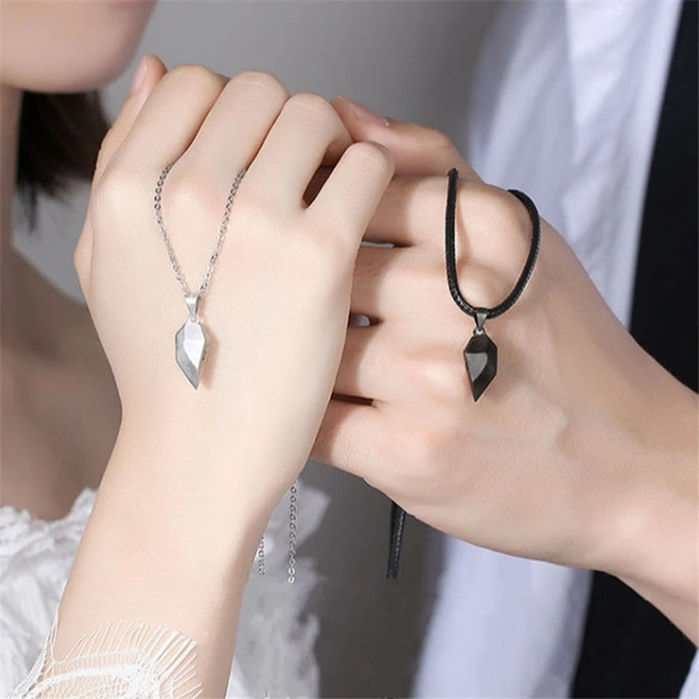 Magnetic Heart Pendant Necklace