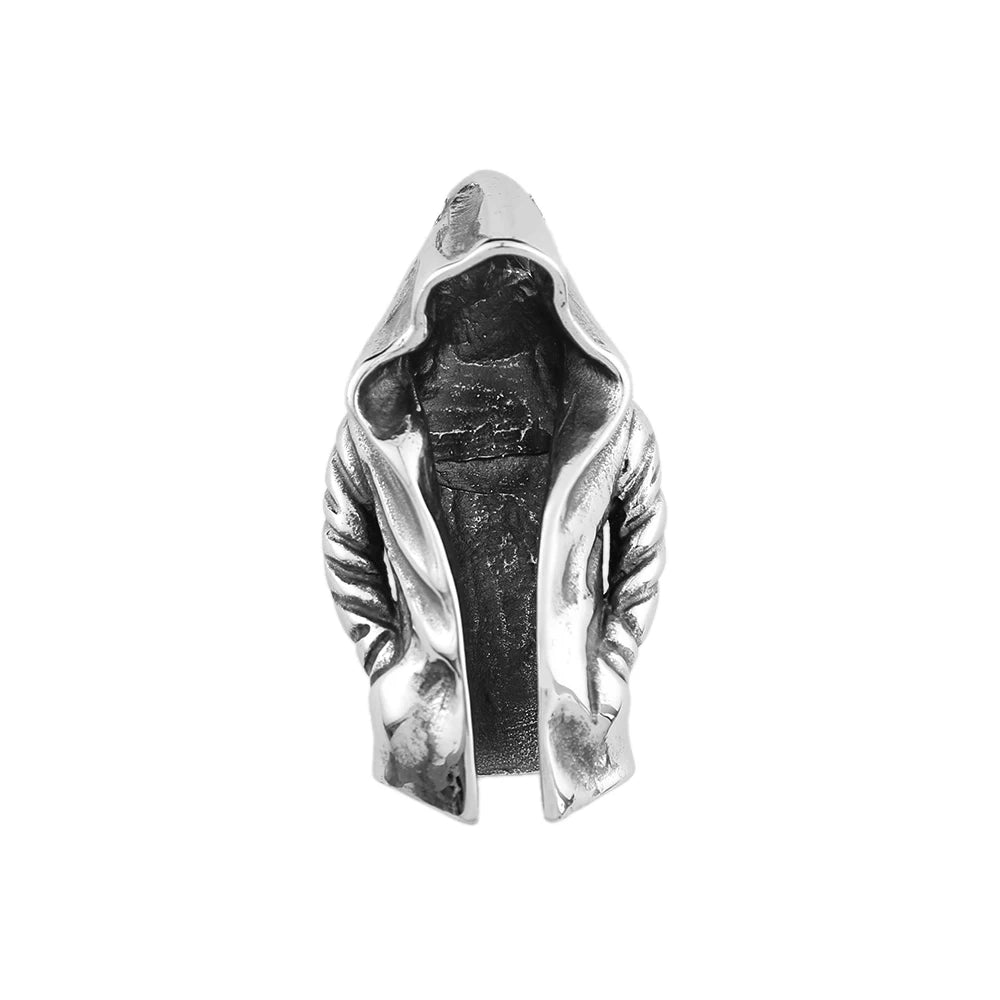 Assassin Pendant Necklace Black — Stainless Steel