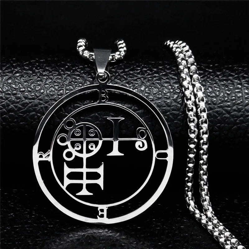 Sigil de Lucifer Baphomet Necklace — SS