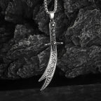 Seraph Warrior Pendant Necklace — Zinc Alloy