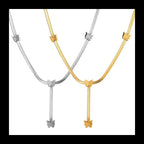 Butterfly Pendant Necklace — Stainless