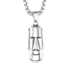 Moai Statue Pendant Necklace — Stainless Steel