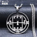 Baphomet Silver Pendant Paimon Sceal Sigil Amon