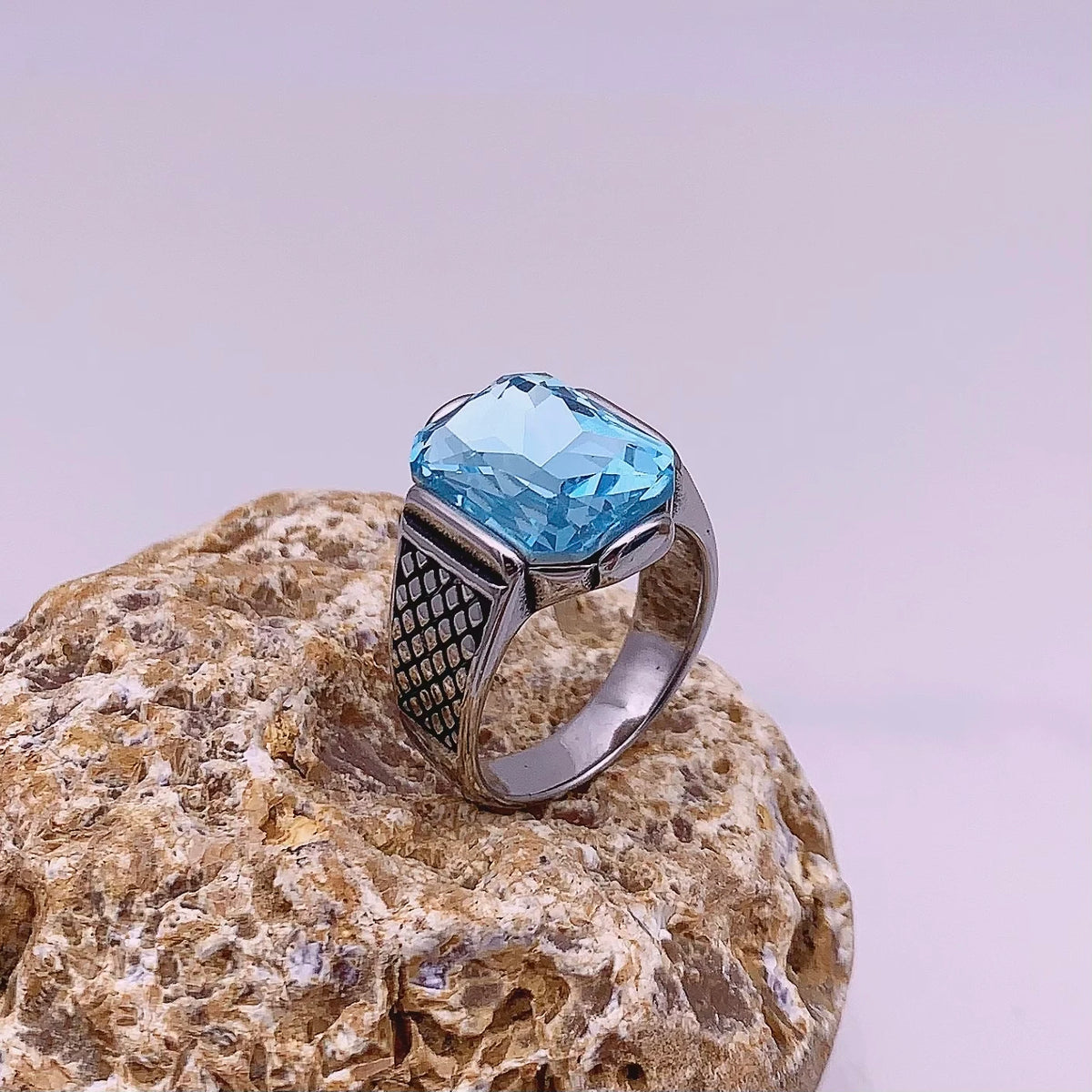 R3351 Men's High Quality Stainless Steel Multiple Color Styles Onyx Rings Jewelry Professional Factory Made