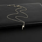 Skyrim 2026 Fashion Lightning Pendant Necklace for Women Stainless Steel Cool Choker Chain Jewelry Gifts