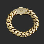 NY Hip Hop Jewelry Multiple Sizes Monaco Chain 14K Gold Plated 6/8/10/12/15MM Cuban Link Necklace for Men Party Gift