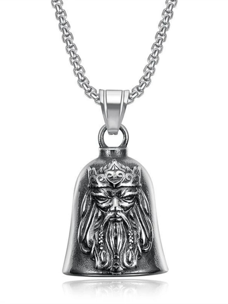 Odin Steel Pendant Retro Punk Motorcycle