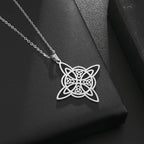Celtic Trinity Knot Pendant Necklace — Zinc Alloy