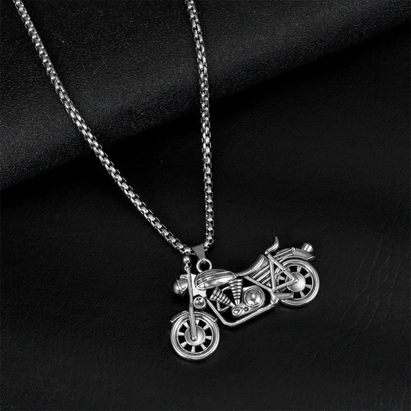 Motorcycle Steel Pendant