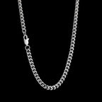 Gold Stainless Steel Cuban Chain Necklace 4-8MM