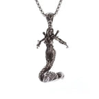 Fashion Anime Sexy Double Ponytail Lolita Pendant Goddess Necklace Men and Women Charm Temptation Cool Jewelry