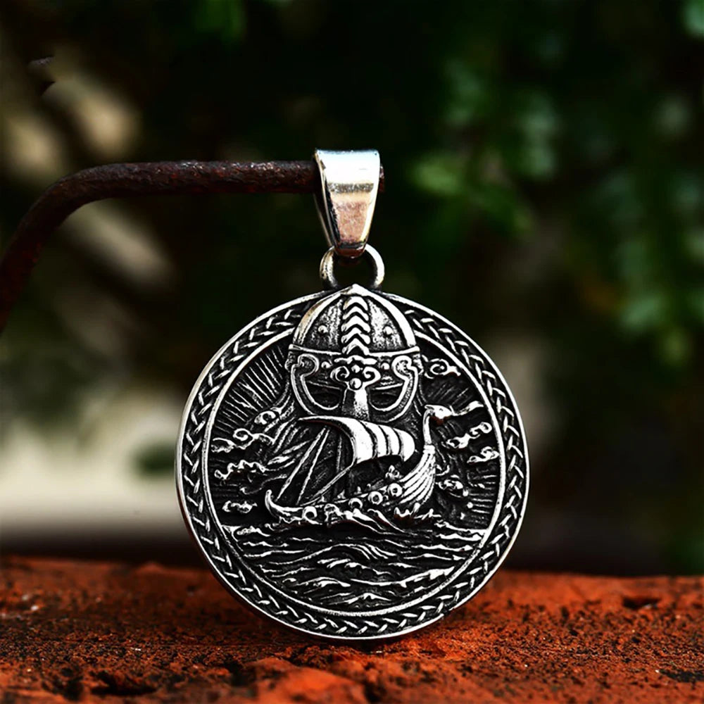 Eye of Horus Stainless Steel Pendant Necklace