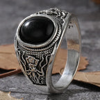 Goth Pirate Skeleton Octopus Ring for Men Women 2023 Unique Retro Black Zircon Punk Female Motorcycle Rings Party