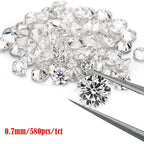 VVS1 Moissanite Loose Stones D Color 0.7-10MM