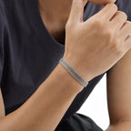 Minimal Mesh Chain Bracelet 8mm — Stainless Steel