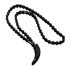 Design Wolf Tooth Pendant Sweater Chain Temperament Couple Men Necklace Chinese Style Necklace Fashion Jewelry Girl Necklace