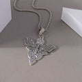 Gothic Skull Love Heart Necklace for Women Men Religious Crucifix Necklaces Punk Jewelry Gifts