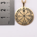 Talisman Of Protection Good Luck Wealth Necklace Seal Of Solomon The Sixth Spark Vintage Stainless Steel  Amulet salomon hombre