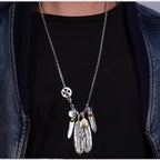 Feather Pendant Necklace