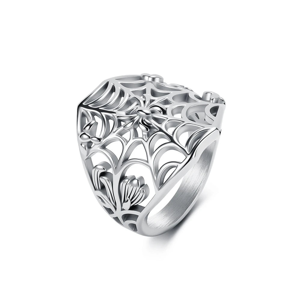 Simple Punk Link Chain Ring — Stainless Steel