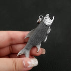 Fish Stainless Steel Pendant Necklace